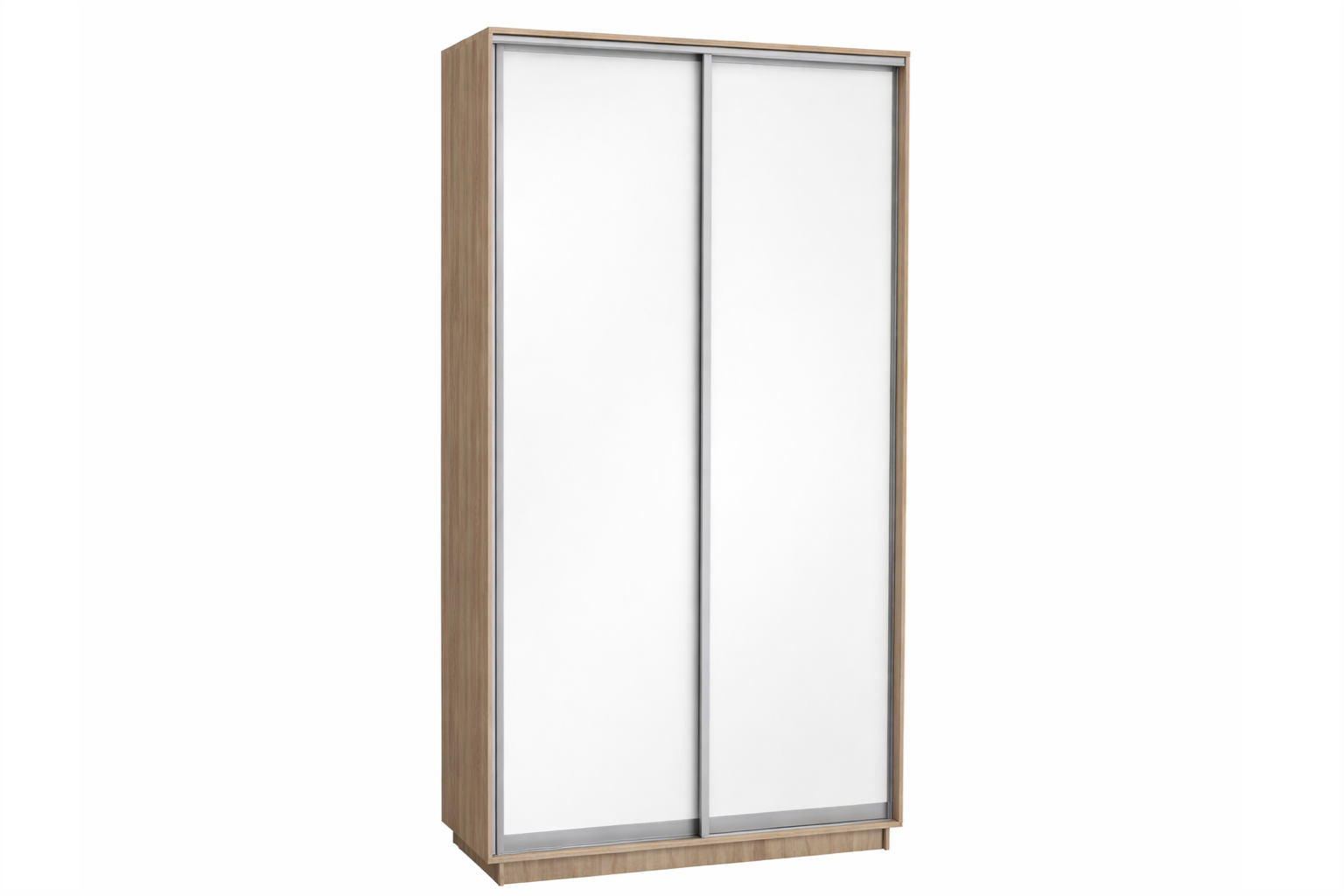 Шкаф-купе 2-х дверный 1200 в цвете Дуб сонома светлый/Белый