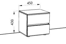 Тумба прикроватная «Милан» - Фабрика ЭКО
