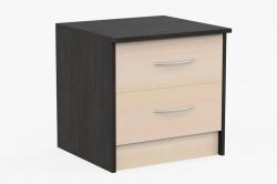 Тумба прикроватная «Дуэт Люкс» в цвете Венге/Млечный Дуб