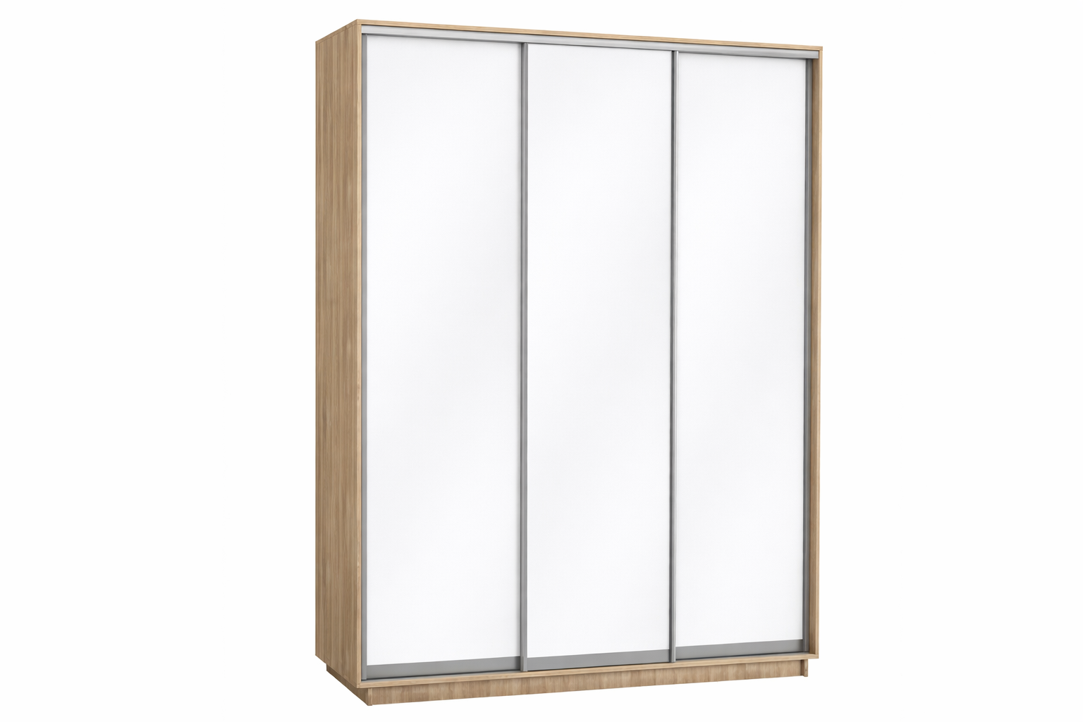 Шкаф-купе 3-х дверный 1800 в цвете Дуб сонома светлый/Белый
