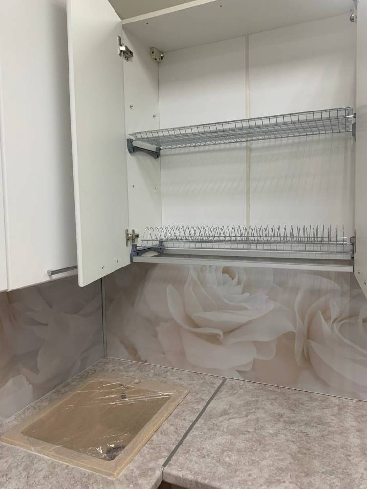 Кухонный гарнитур Брауни/Белый софт