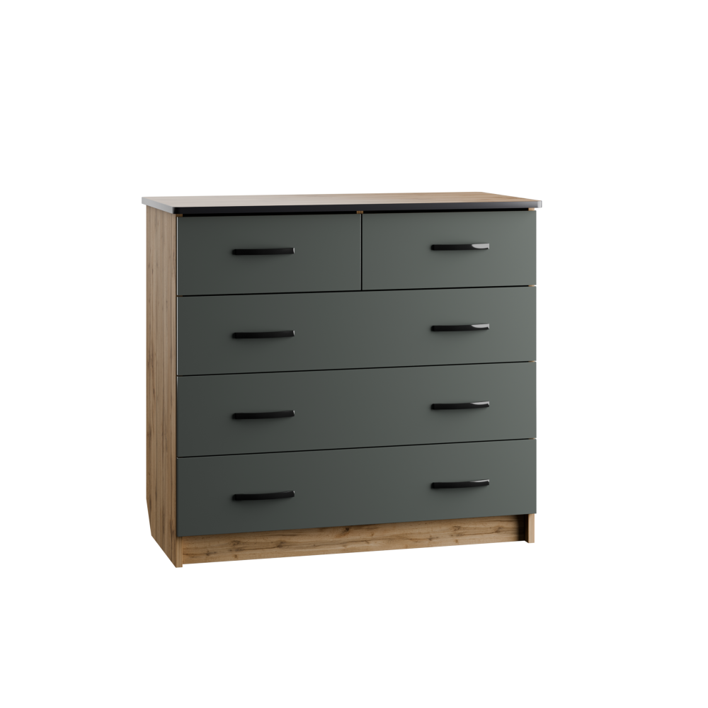 Комод 900 «Дуэт Люкс» в цвете дуб вотан/графит купить в Перми