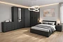 Спальный гарнитур «Дуэт Люкс» в цвете Графит