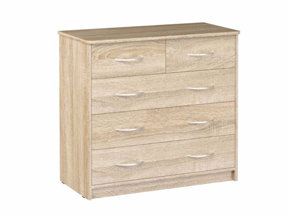 Комод 900 «Дуэт Люкс» с 5-ящиками в цвете Дуб Сонома купить в Перми