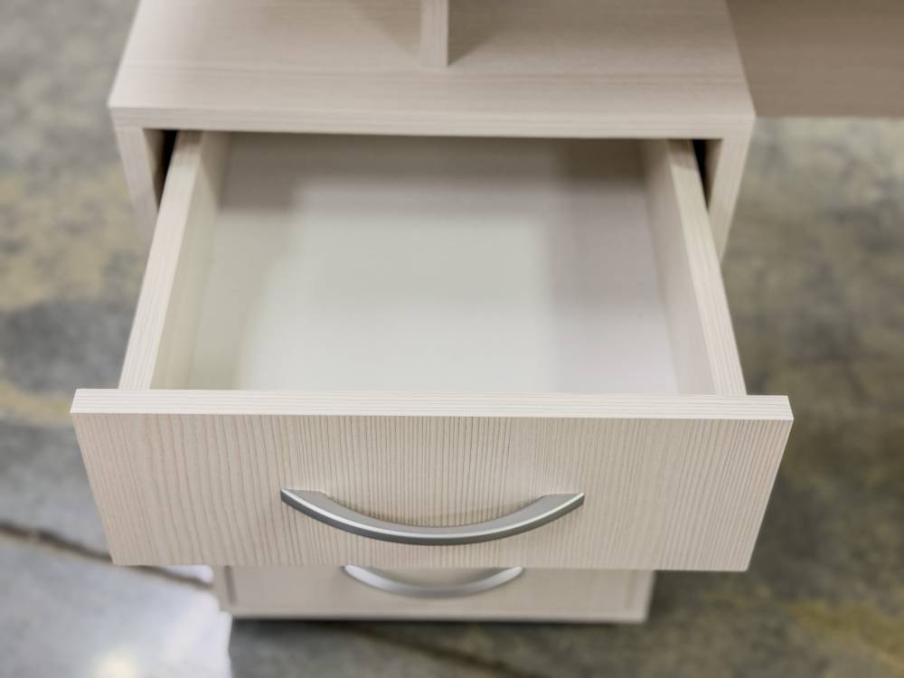 Стол письменный с 4 ящиками в цвете бодега - Фабрика ЭКО