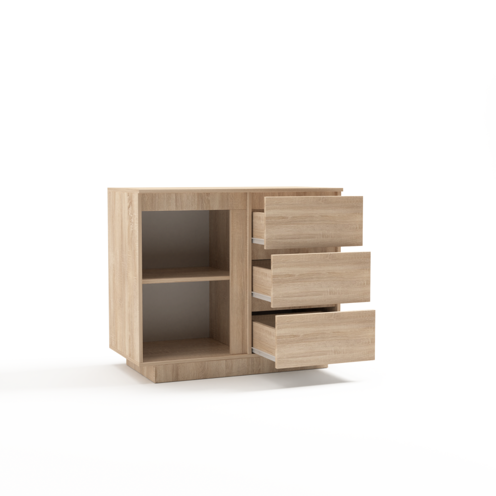 Комод 900/3 «Дуэт НЬЮ» в цвете Дуб сонома купить в Перми