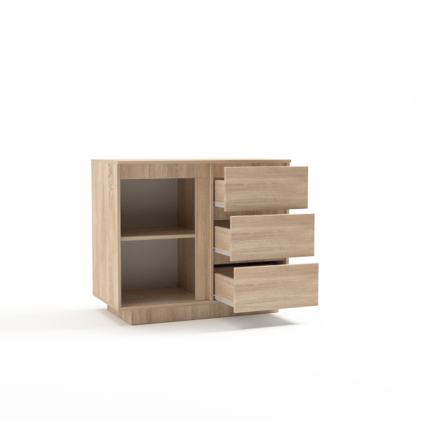 Комод 900/3 «Дуэт НЬЮ» в цвете Дуб сонома купить в Перми