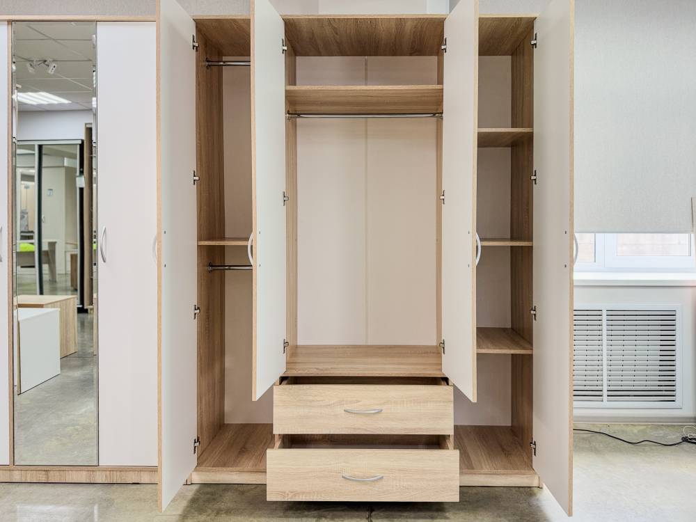 Шкаф 4-х створчатый Дуэт НЬЮ - Фабрика ЭКО