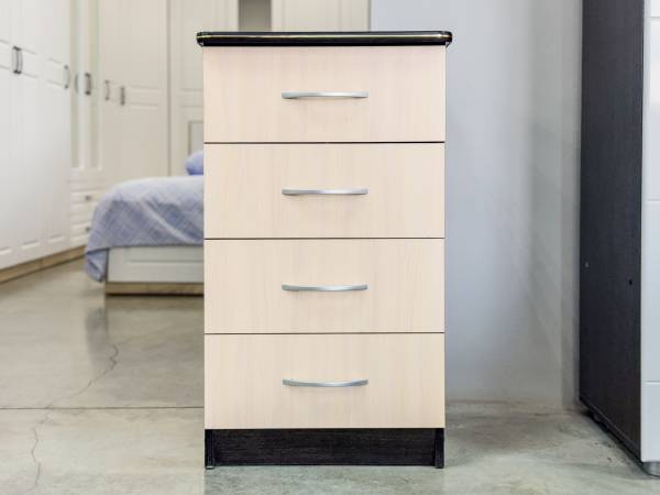 Комод 480 «Дуэт Люкс» с 4-ящиками в цвете Венге/Млечный дуб купить в Перми