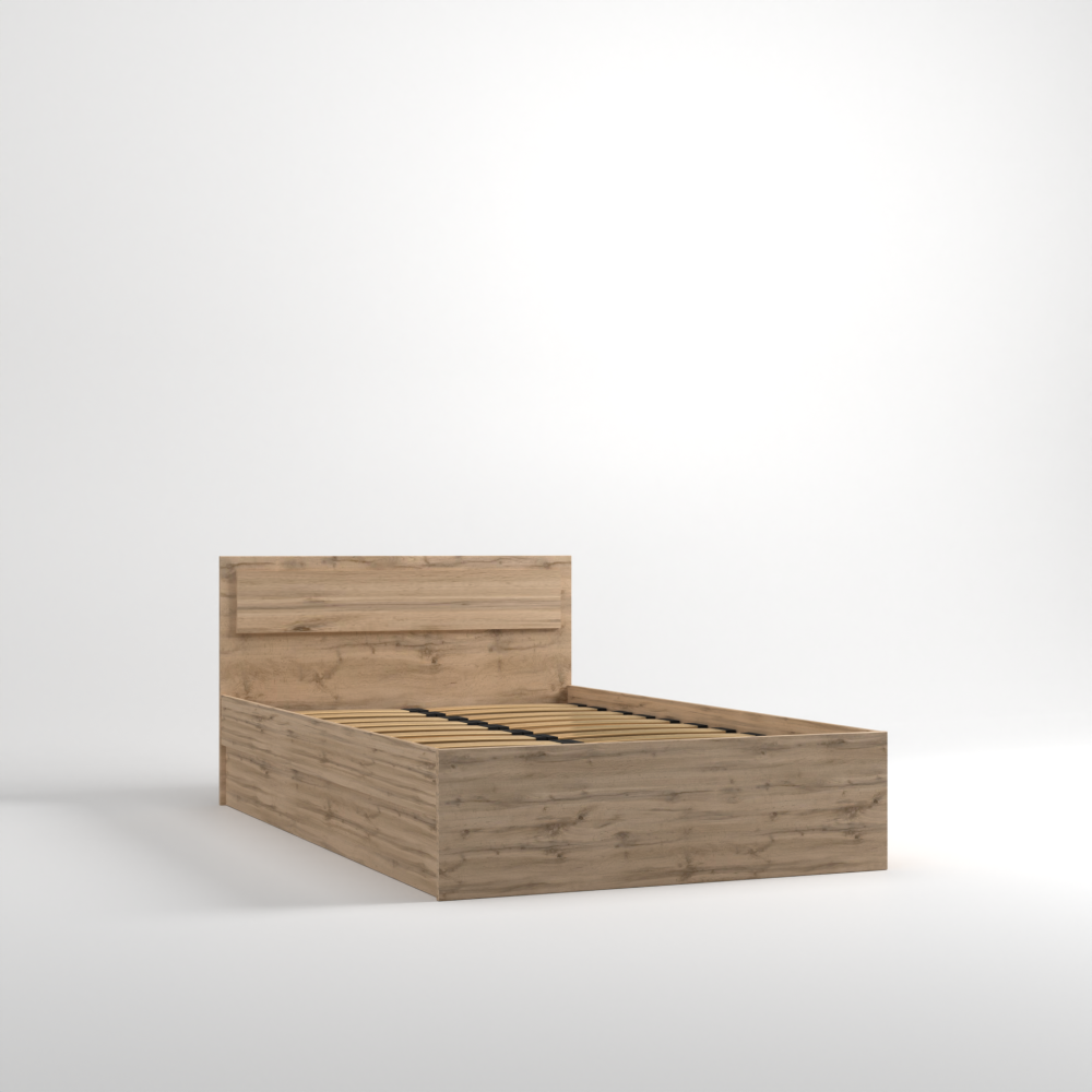 Кровать «Дуэт Люкс» в цвете Дуб Вотан