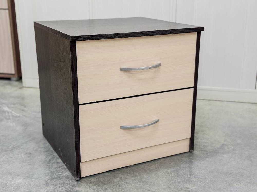 Тумба прикроватная «Дуэт Люкс» в цвете Венге/Млечный Дуб - Фабрика ЭКО