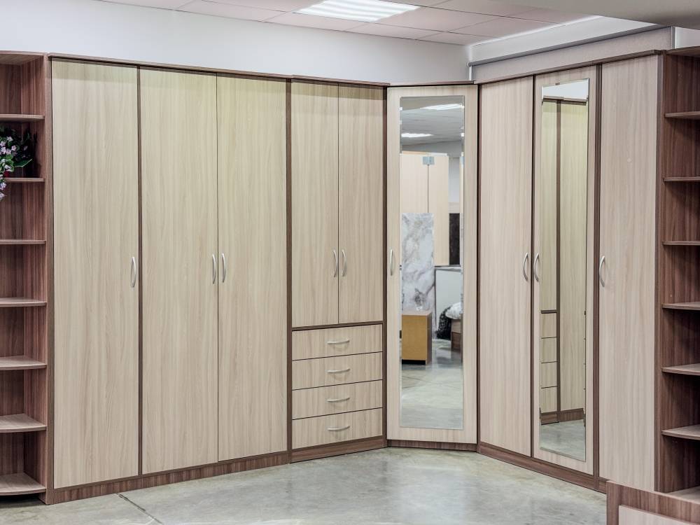 Спальный гарнитур «Дуэт люкс» в цвете Шимо темный/светлый - Фабрика ЭКО