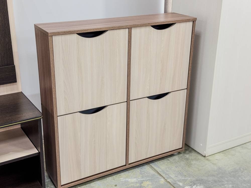 Обувница 900/4 в цвете Шимо темный/светлый - Фабрика ЭКО