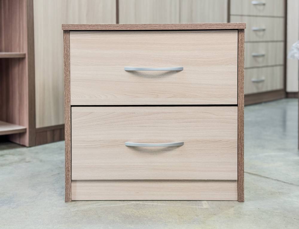 Тумба прикроватная «Дуэт Люкс» в цвете Шимо темный/светлый - Фабрика ЭКО