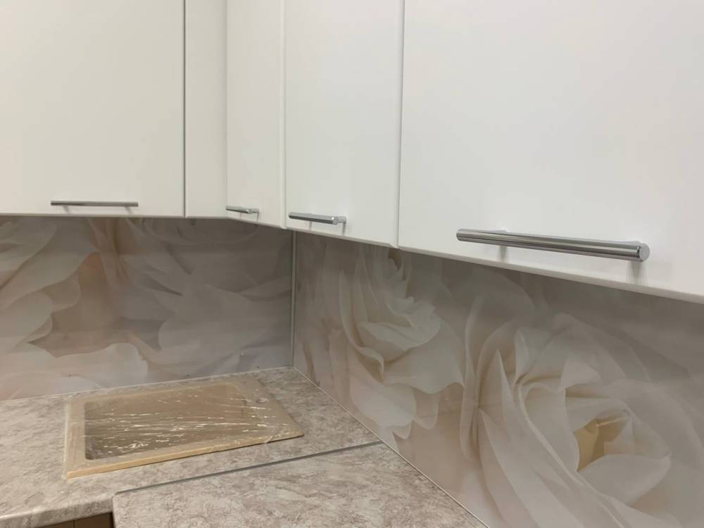 Кухонный гарнитур Брауни/Белый софт