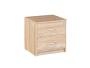 Тумба прикроватная «Дуэт Люкс» в цвете Дуб Сонома - Фабрика ЭКО