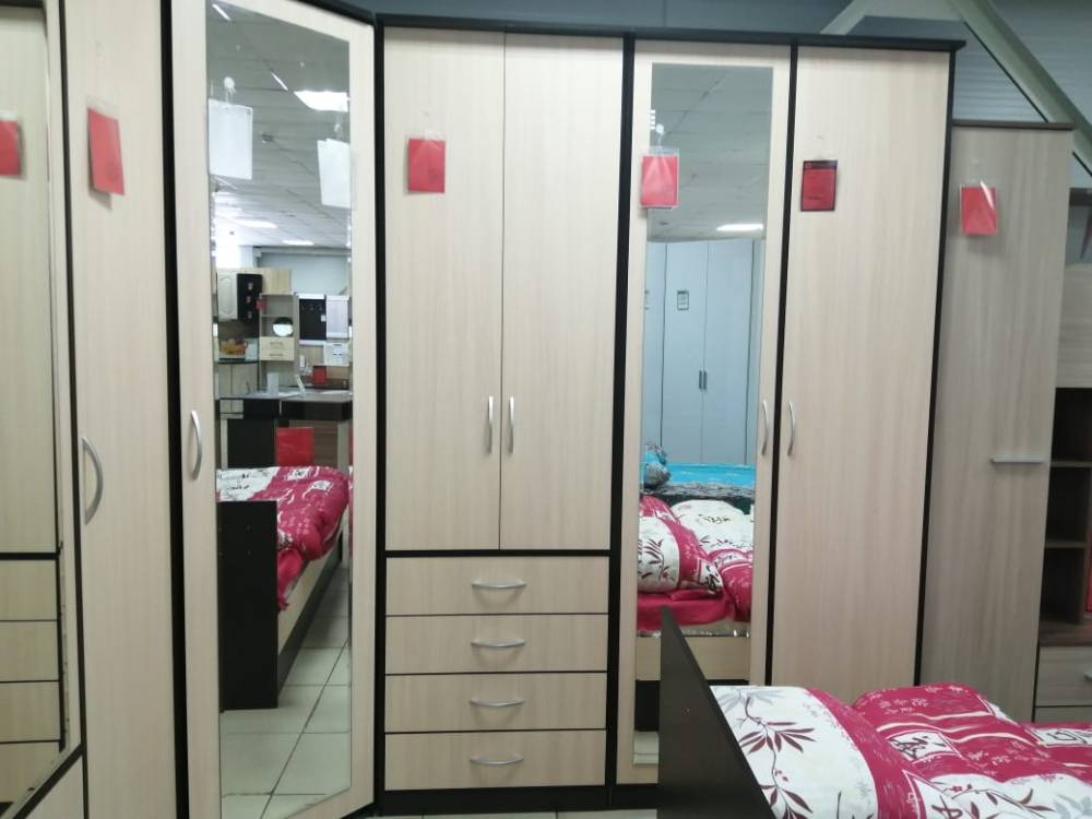 Шкаф универсальный «Дуэт Люкс» в цвете Венге/Млечный Дуб купить в Перми