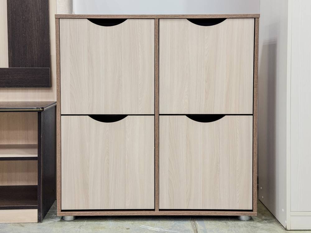 Обувница 900/4 в цвете Шимо темный/светлый - Фабрика ЭКО