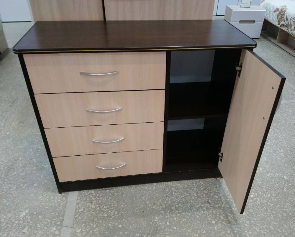 Комод «Фиеста» в цвете Венге/Млечный дуб купить в Перми