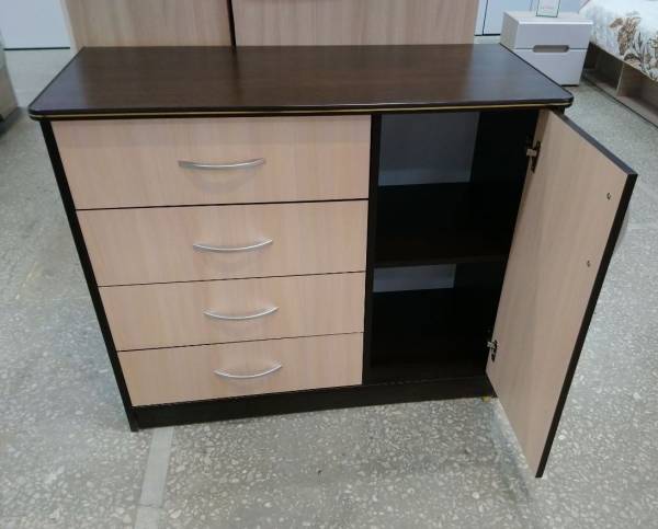 Комод «Фиеста» в цвете Венге/Млечный дуб купить в Перми