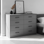 Комод "Дуэт Люкс" 1200 Графит - Фабрика ЭКО