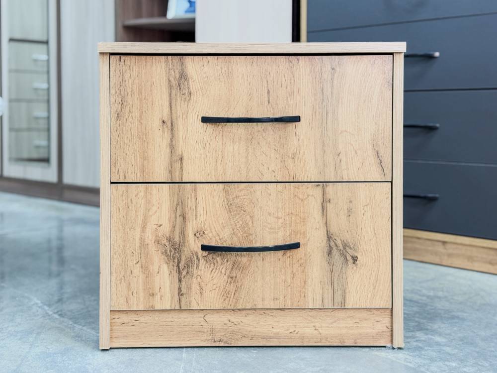 Тумба прикроватная «Дуэт Люкс» в цвете Вотан - Фабрика ЭКО