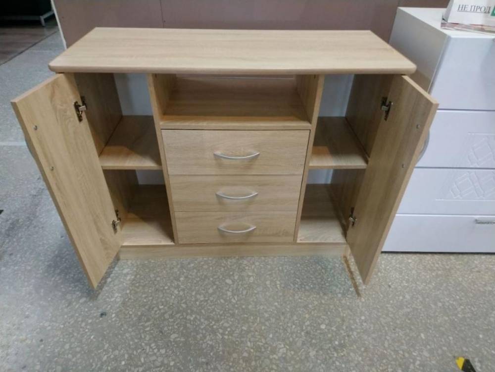 Комод универсальный «Дуэт Люкс» в цвете Дуб Сонома купить в Перми