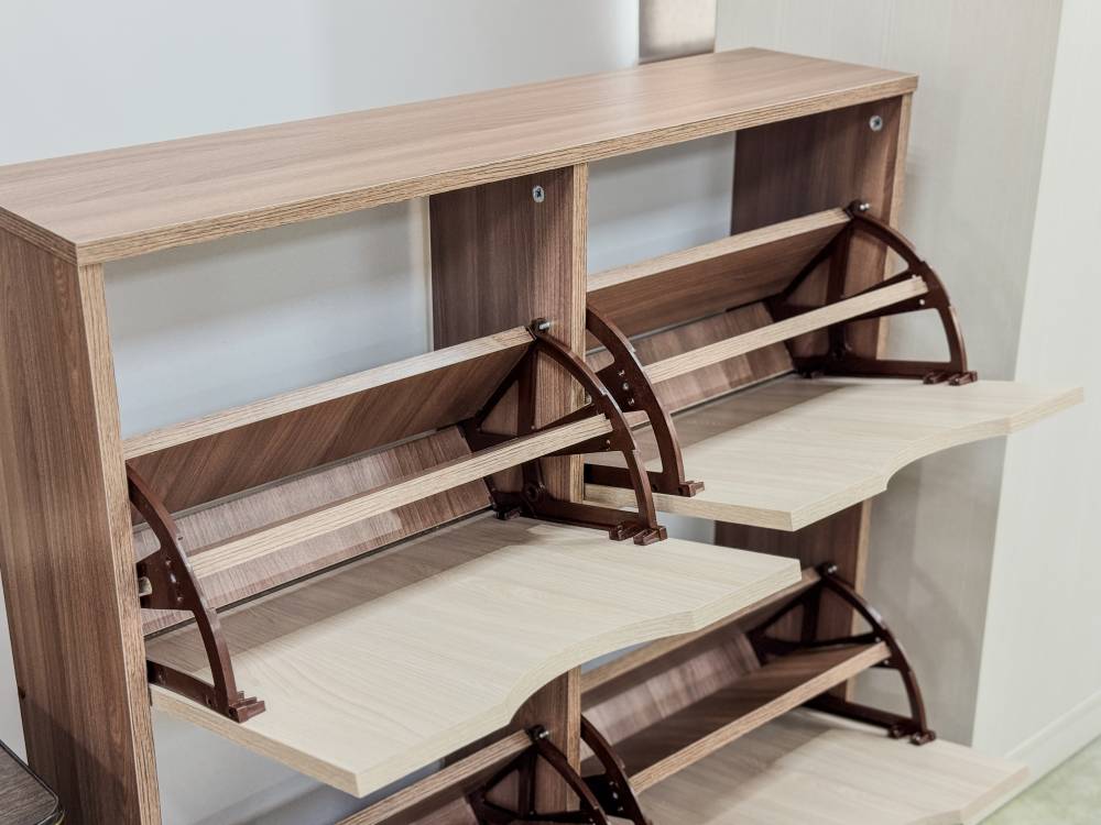 Обувница 900/4 в цвете Шимо темный/светлый - Фабрика ЭКО