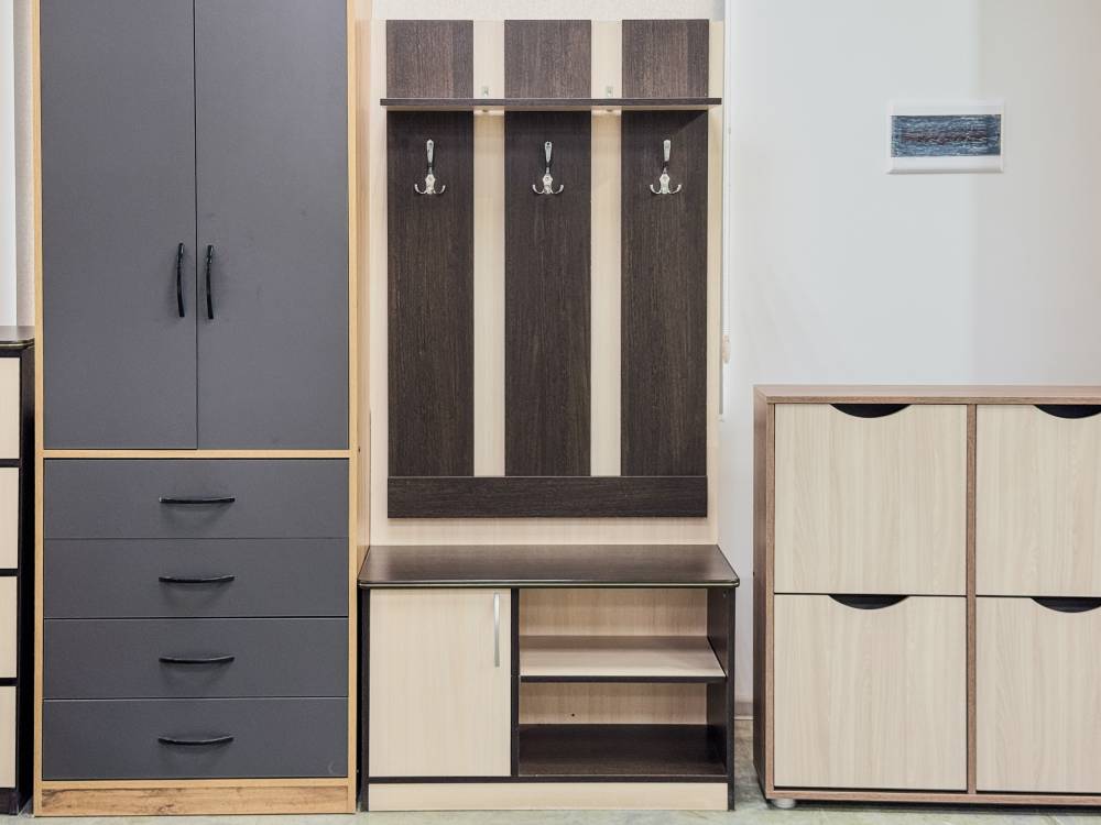 Прихожая «Дуэт Люкс» в цвете Венге/Млечный Дуб - Фабрика ЭКО