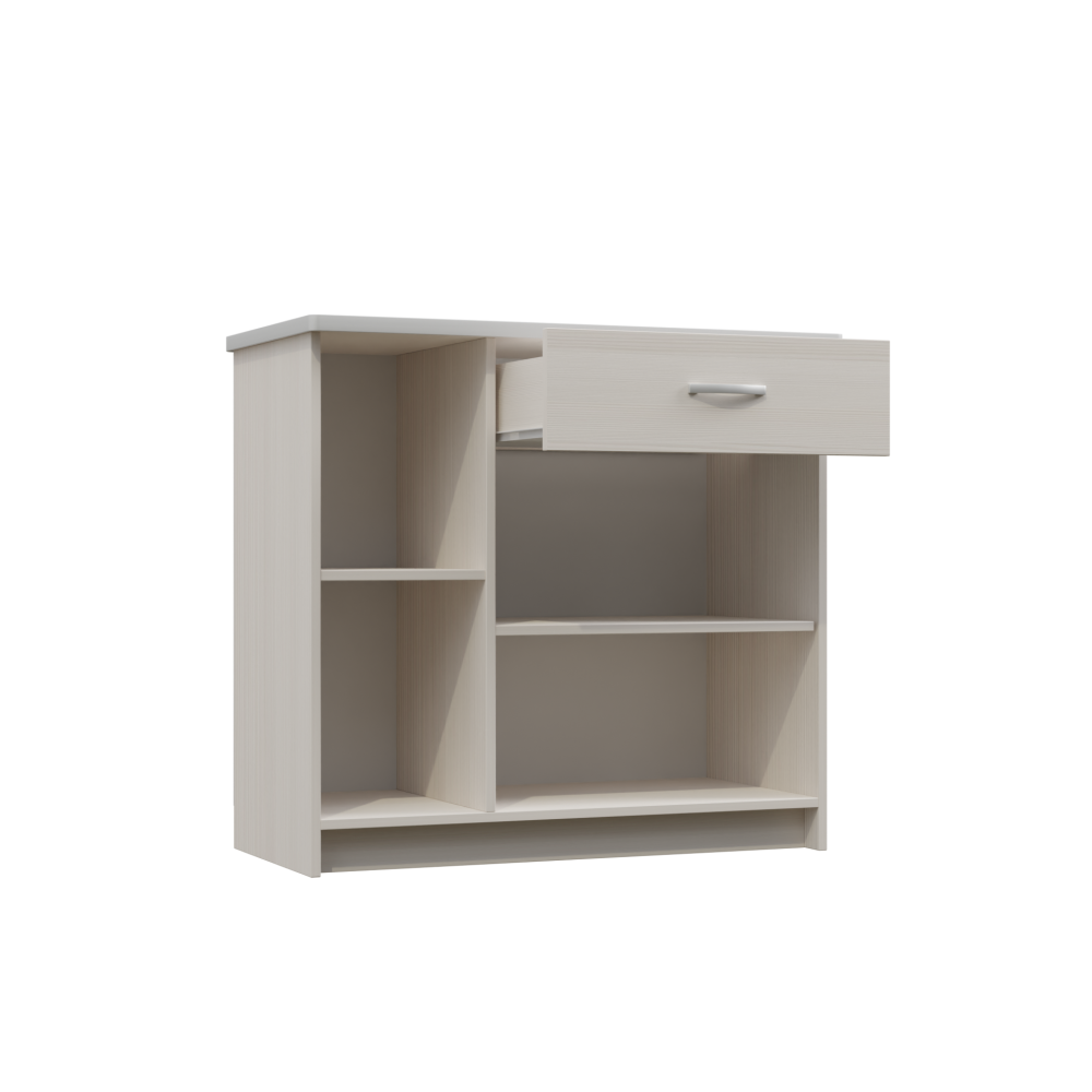 Комод трехстворчатый с одним ящиком София в цвете Бодега светлая купить в Перми