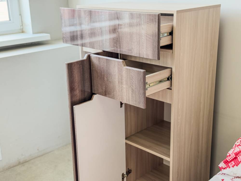 Узкий Комод 800 "ТРИО" - Фабрика ЭКО