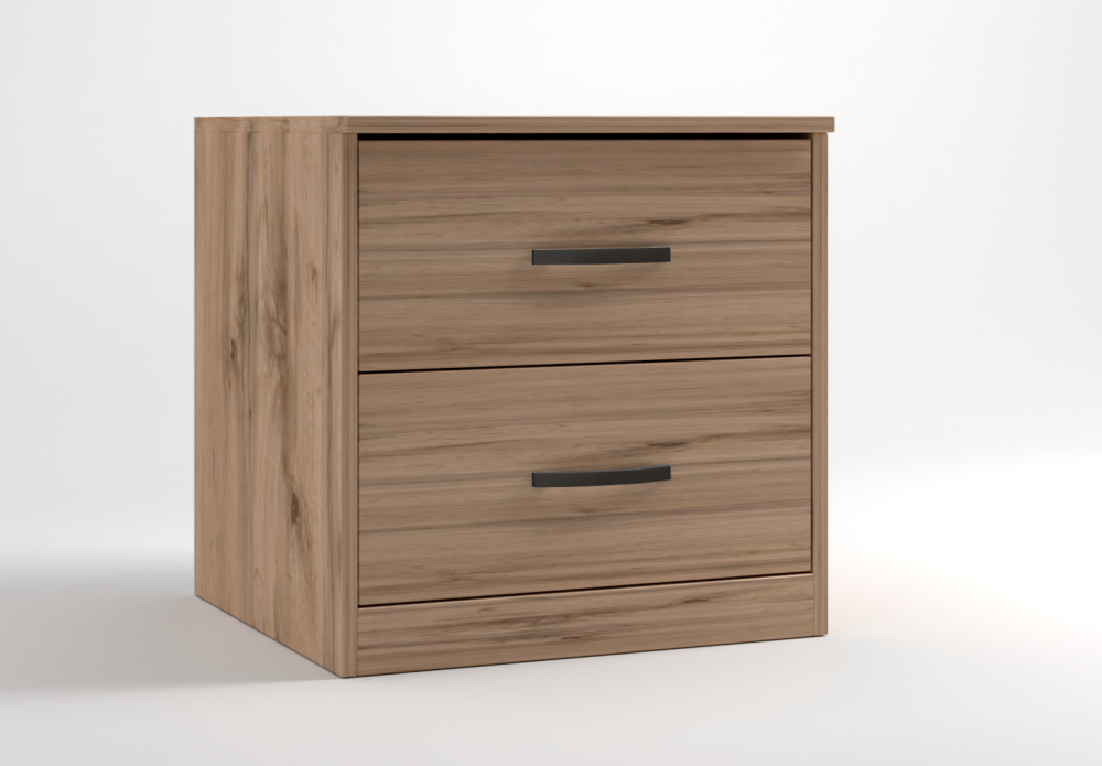 Тумба прикроватная «Дуэт Люкс» в цвете Вотан - Фабрика ЭКО