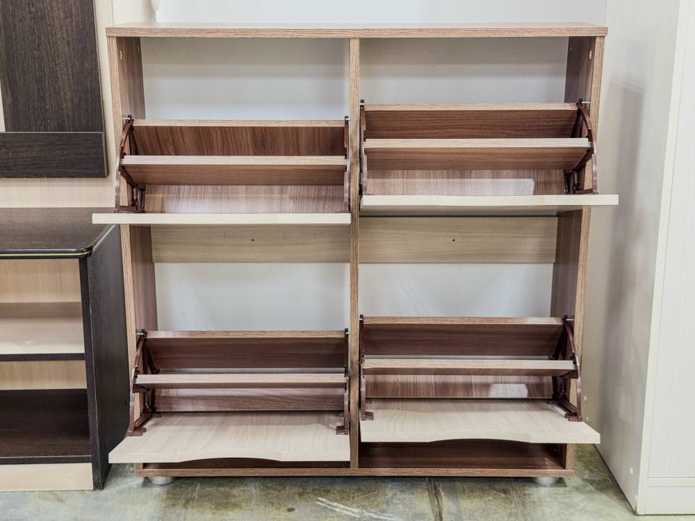 Обувница 900/4 в цвете Шимо темный/светлый - Фабрика ЭКО