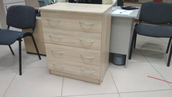 Комод 700 «Дуэт Люкс» с 4-ящиками в цвете Дуб Сонома купить в Перми