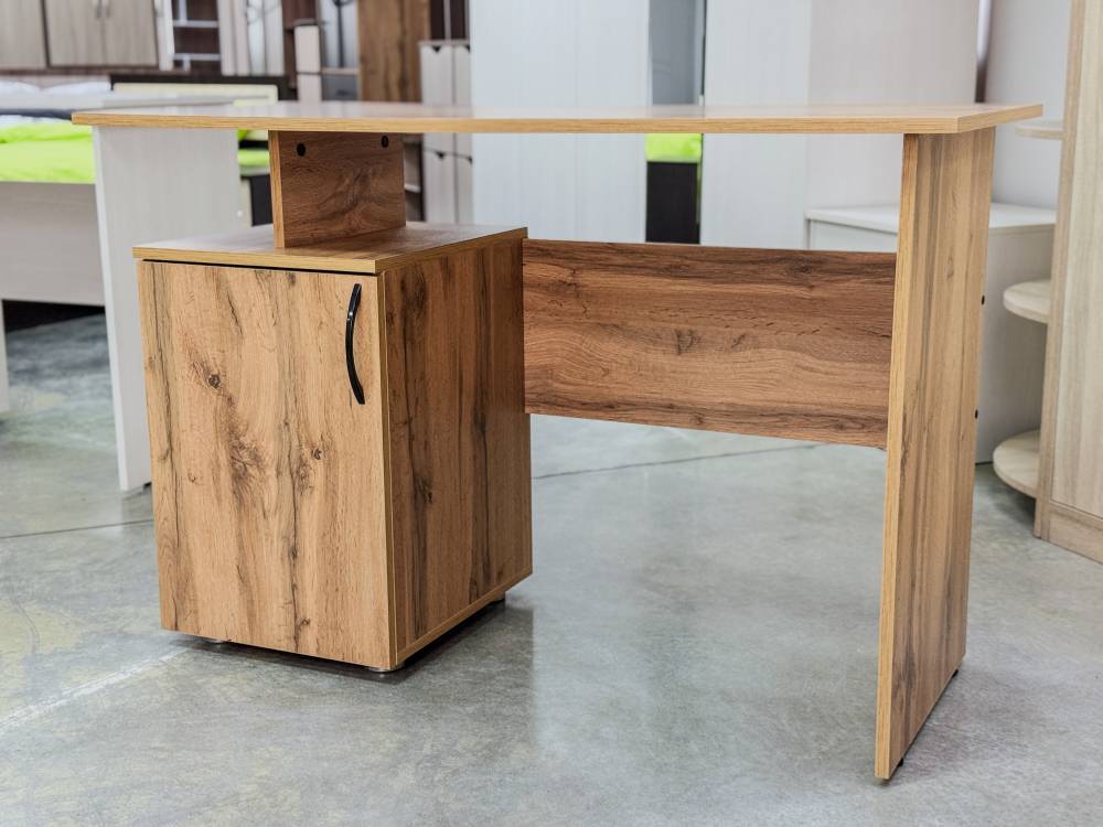 Стол письменный с дверкой в цвете дуб вотан - Фабрика ЭКО