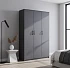 Шкаф 3-х створчатый "Дуэт Люкс" в цвете Графит