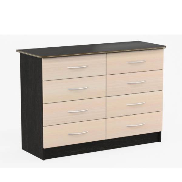 Комод 1200 «Дуэт Люкс» в цвете Венге/Млечный дуб купить в Перми