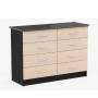 Комод 1200 «Дуэт Люкс» в цвете Венге/Млечный дуб купить в Перми