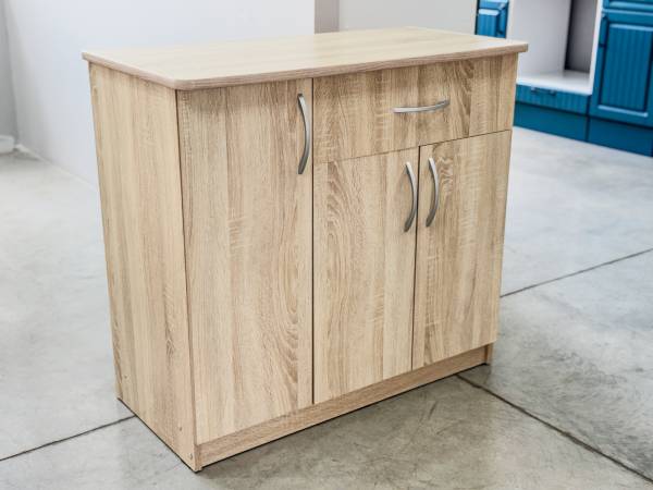 Комод трехстворчатый с одним ящиком София в цвете Дуб Сонома купить в Перми