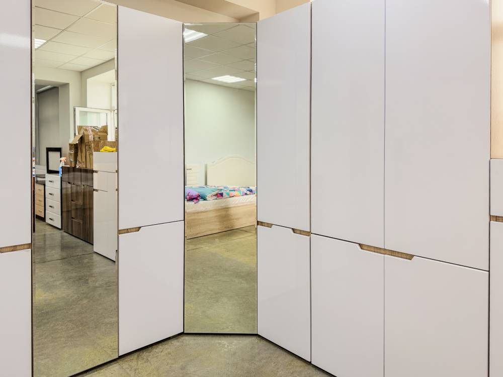 Белый спальный гарнитур в стиле минимализм "ТРИО" - Фабрика ЭКО