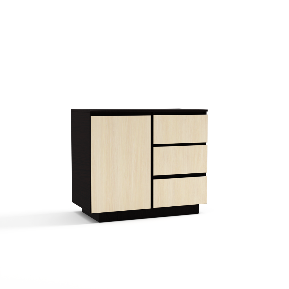 Комод 900/3 «Дуэт НЬЮ» в цвете Венге/млечный дуб купить в Перми