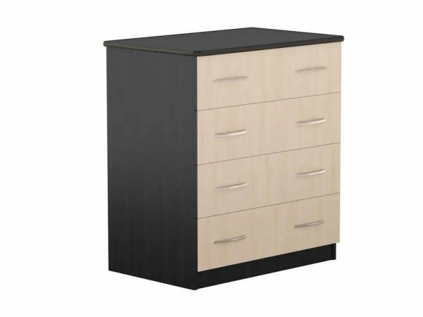 Комод 700 «Дуэт Люкс» с 4-ящиками в цвете Венге/Млечный Дуб купить в Перми