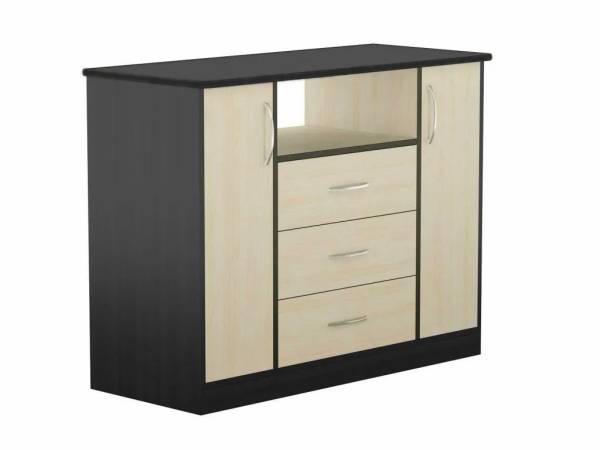 Комод универсальный «Дуэт Люкс» в цвете Венге/Млечный Дуб купить в Перми