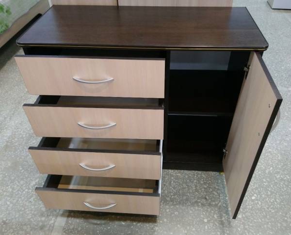 Комод «Фиеста» в цвете Венге/Млечный дуб купить в Перми