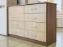 Комод 1200 «Дуэт Люкс» в цвете Шимо темный/светлый купить в Перми