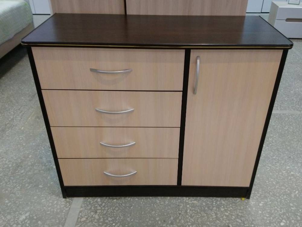 Комод «Фиеста» в цвете Венге/Млечный дуб купить в Перми