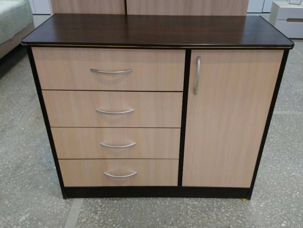 Комод «Фиеста» в цвете Венге/Млечный дуб купить в Перми