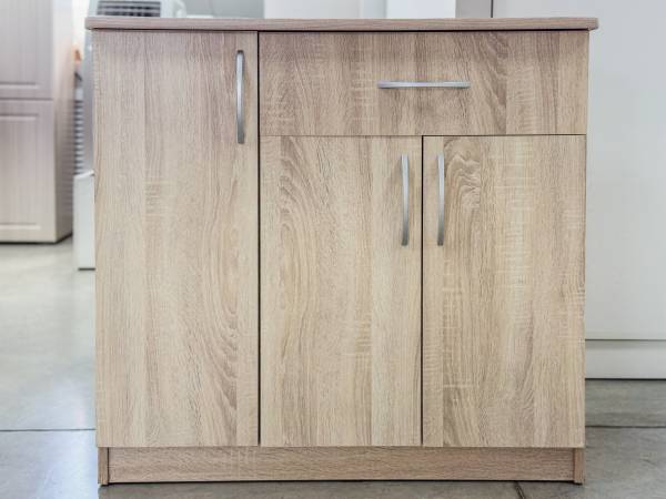 Комод трехстворчатый с одним ящиком София в цвете Дуб Сонома купить в Перми