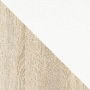 Дуб сонома светлый/Белый матовый